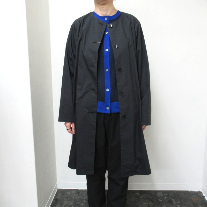 Crespi  裏地リバティロングコート/BK19 【日本製】